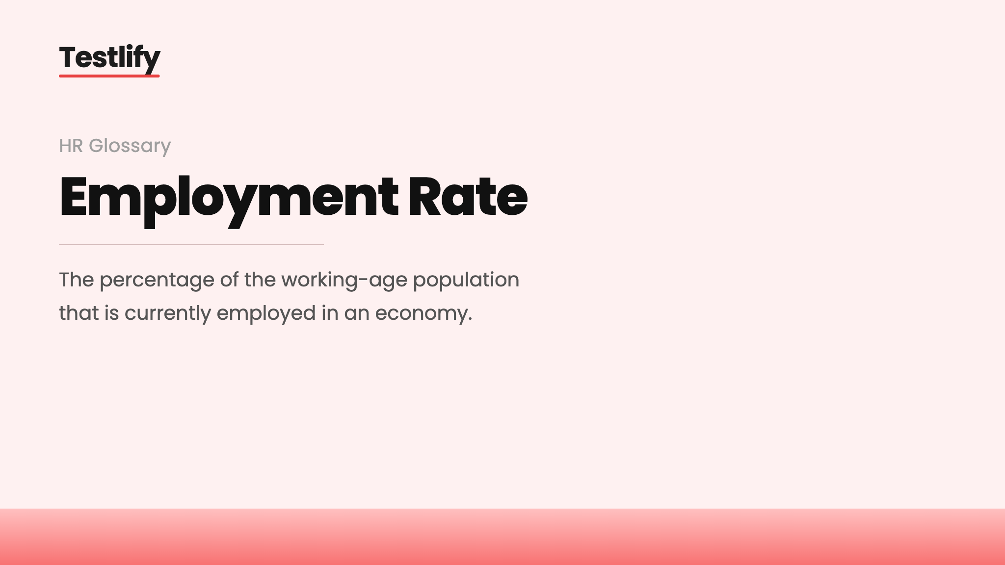 Image showing the meaning of employment rate