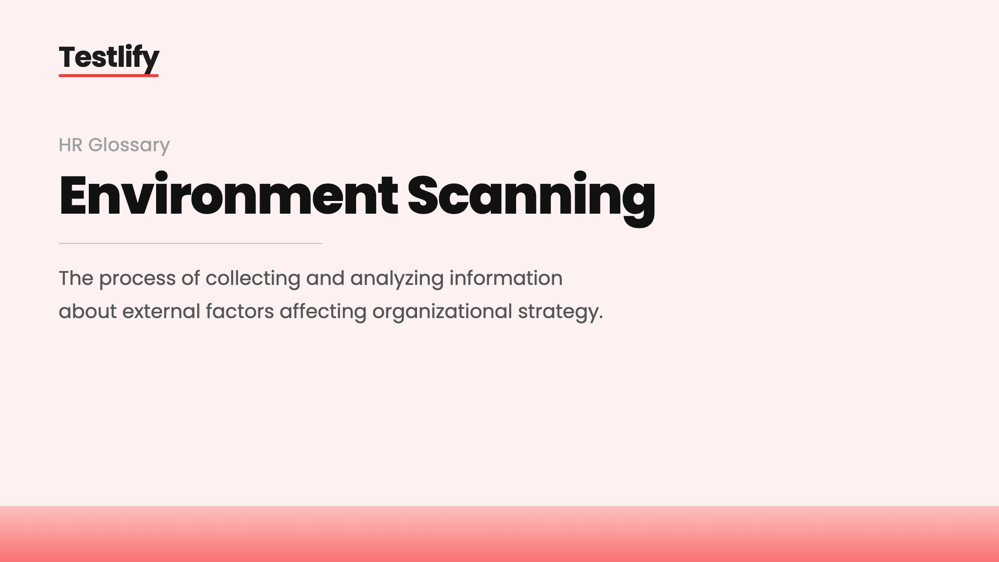 Image showing the meaning of environment scanning
