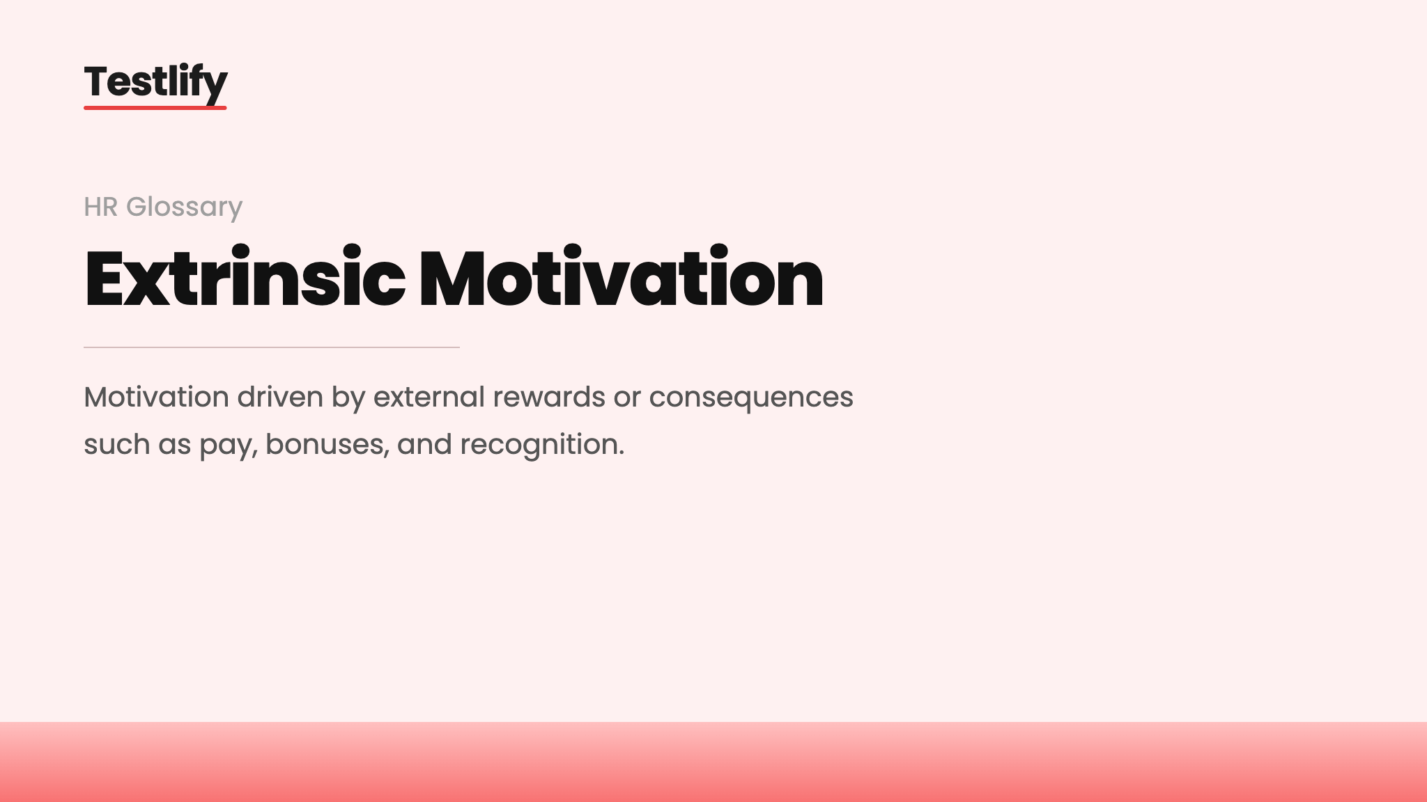 Image showing the meaning of extrinsic motivation
