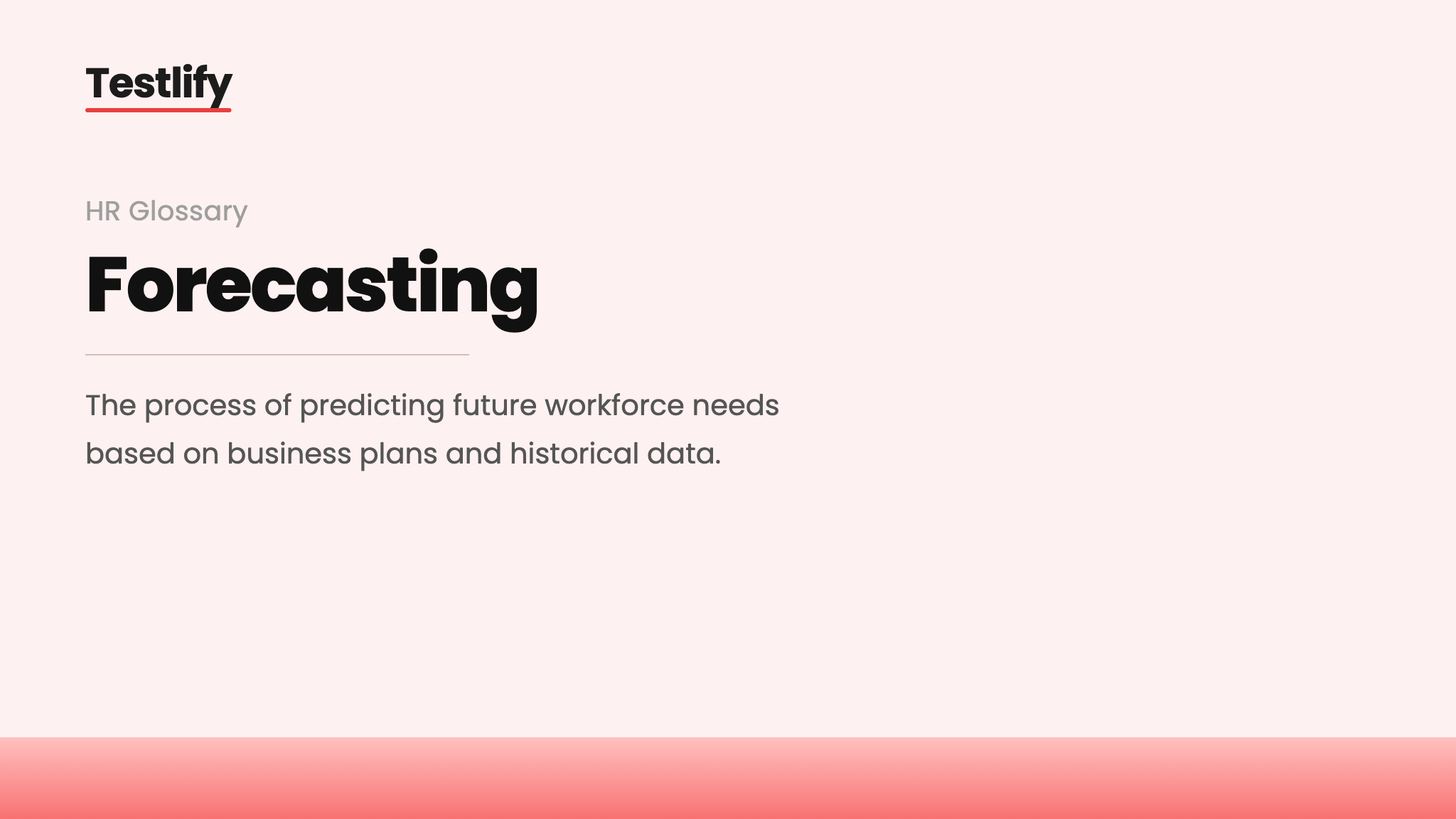 Image showing the meaning of forecasting