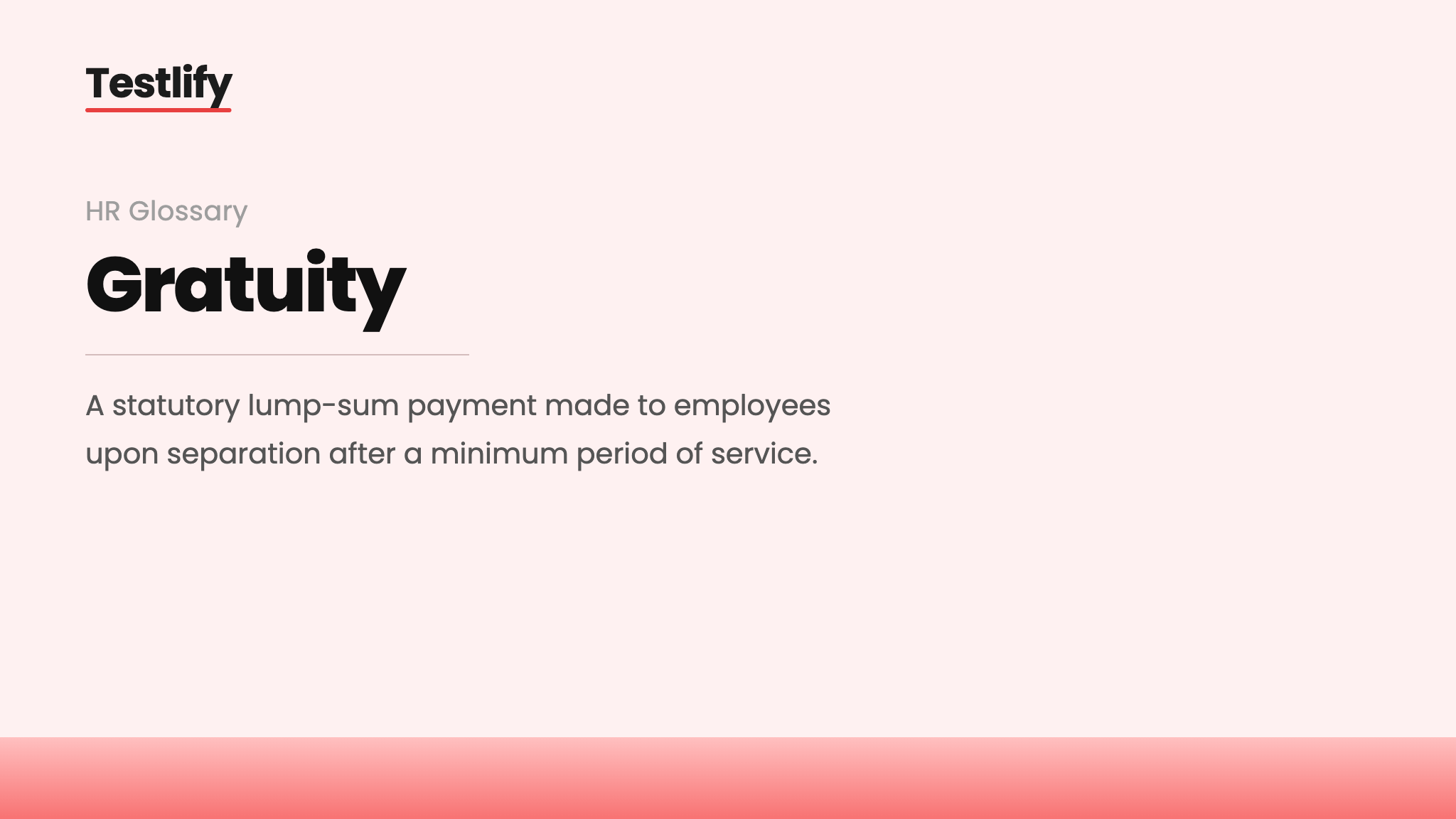 Image showing the meaning of gratuity