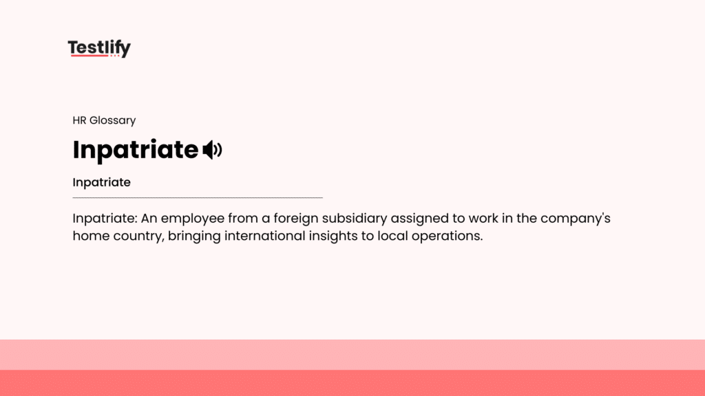 Image showing the meaning of impatrate