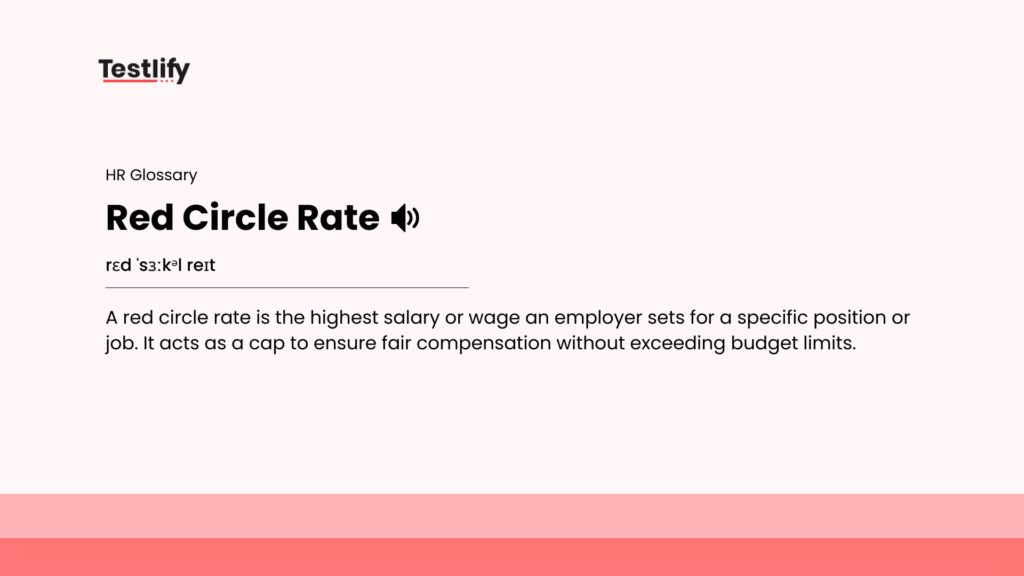 Image showing the meaning of red circle rate