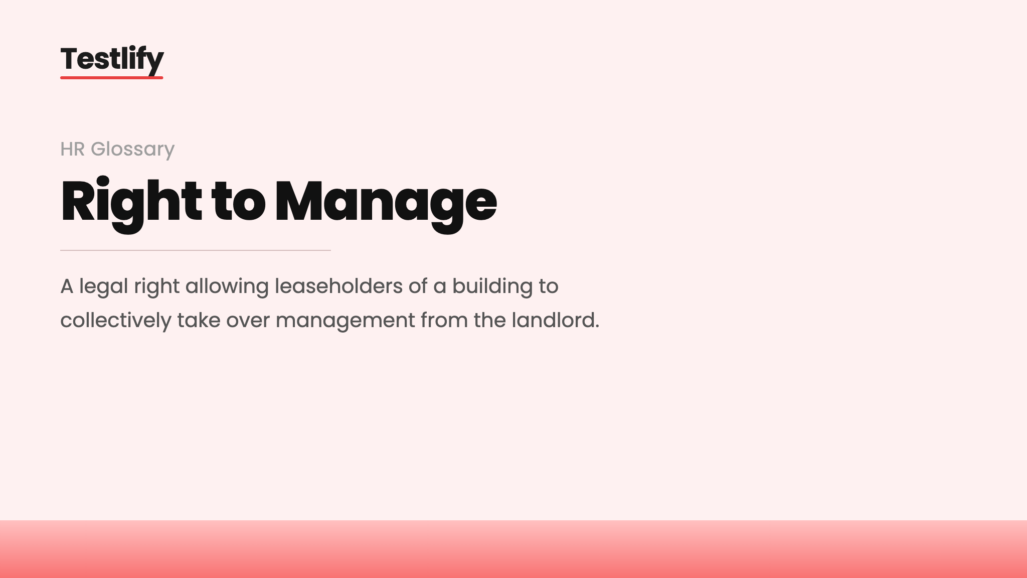 Image showing the meaning of right to manage