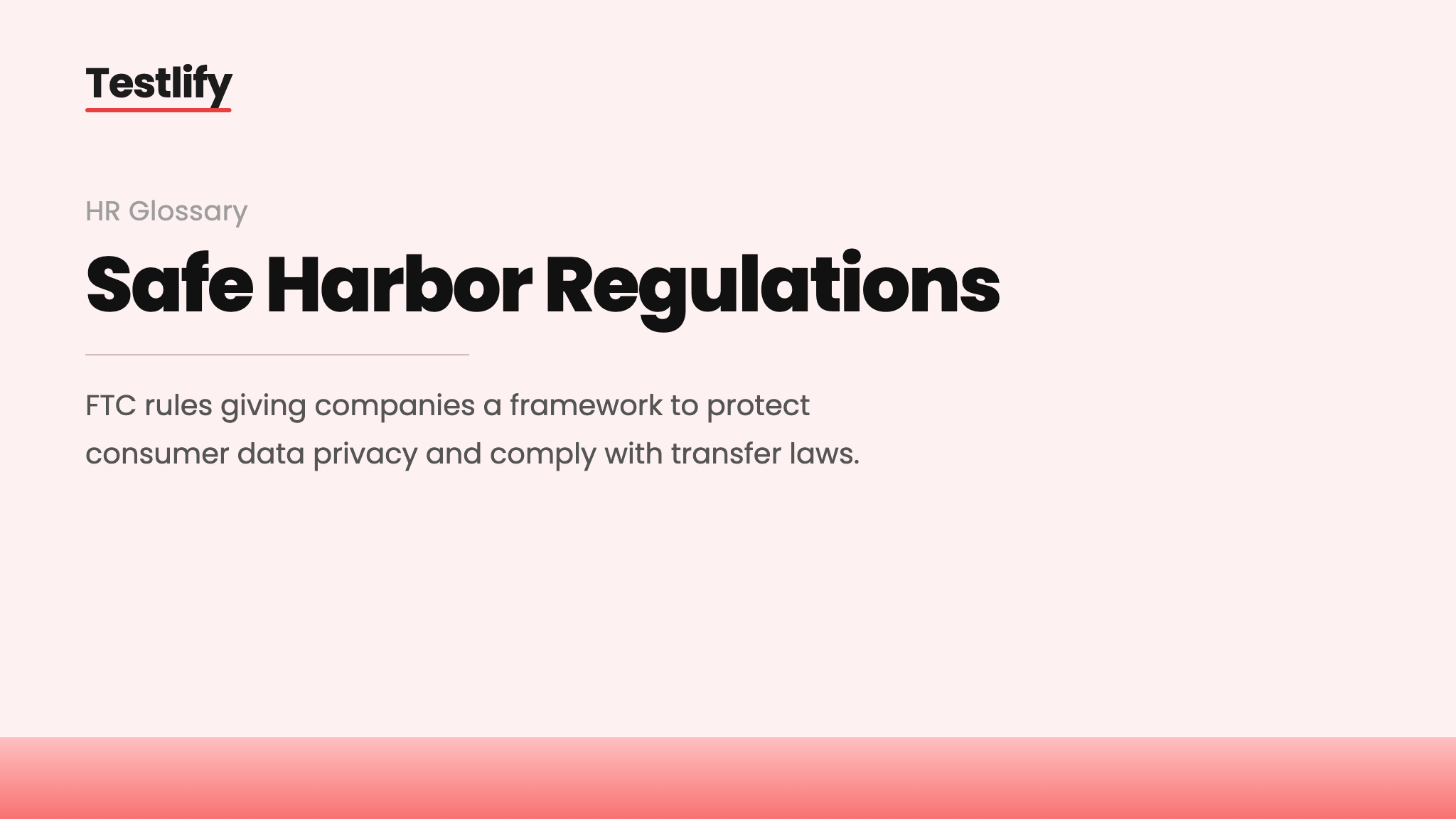 Image showing the meaning of safe harbor regulations