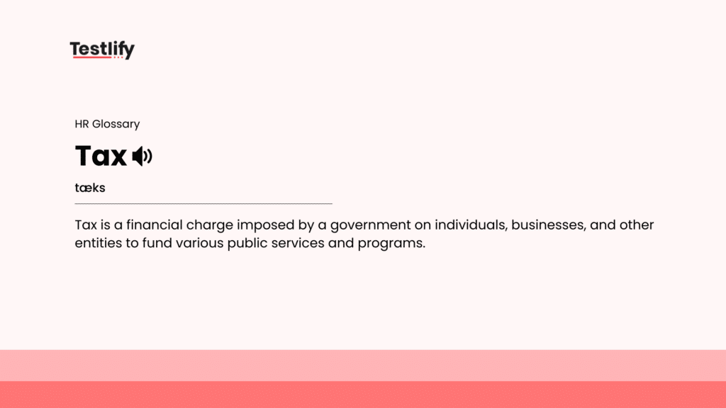 Image showing the meaning of tax