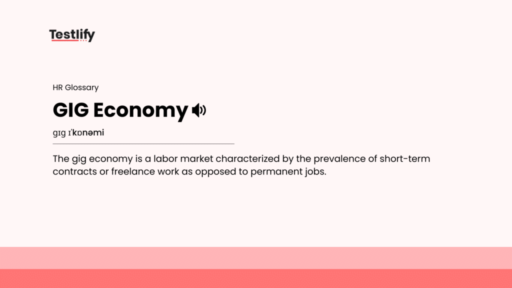 Image showing the meaning of gig economy