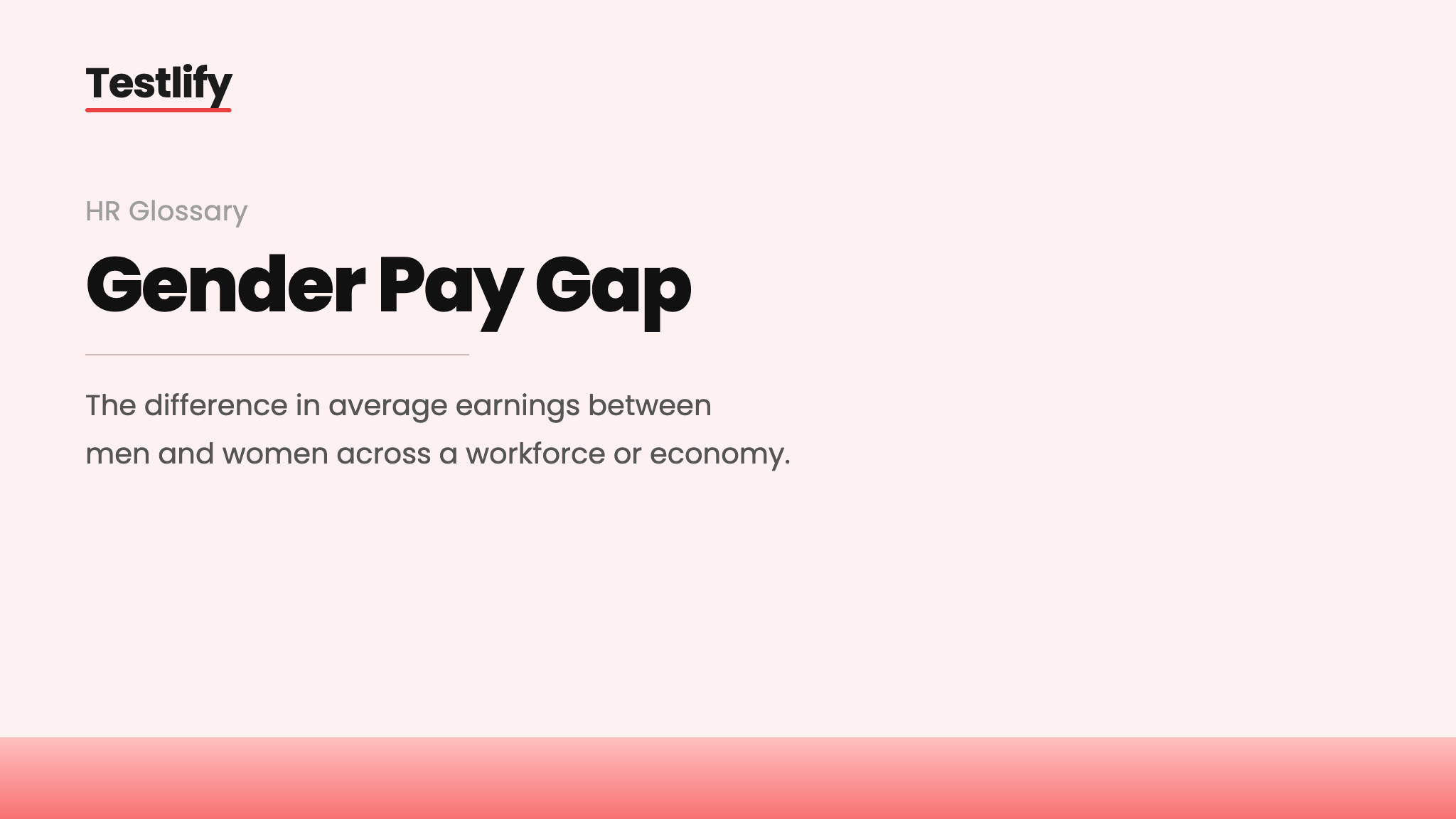 Image showing the meaning of the gender pay gap