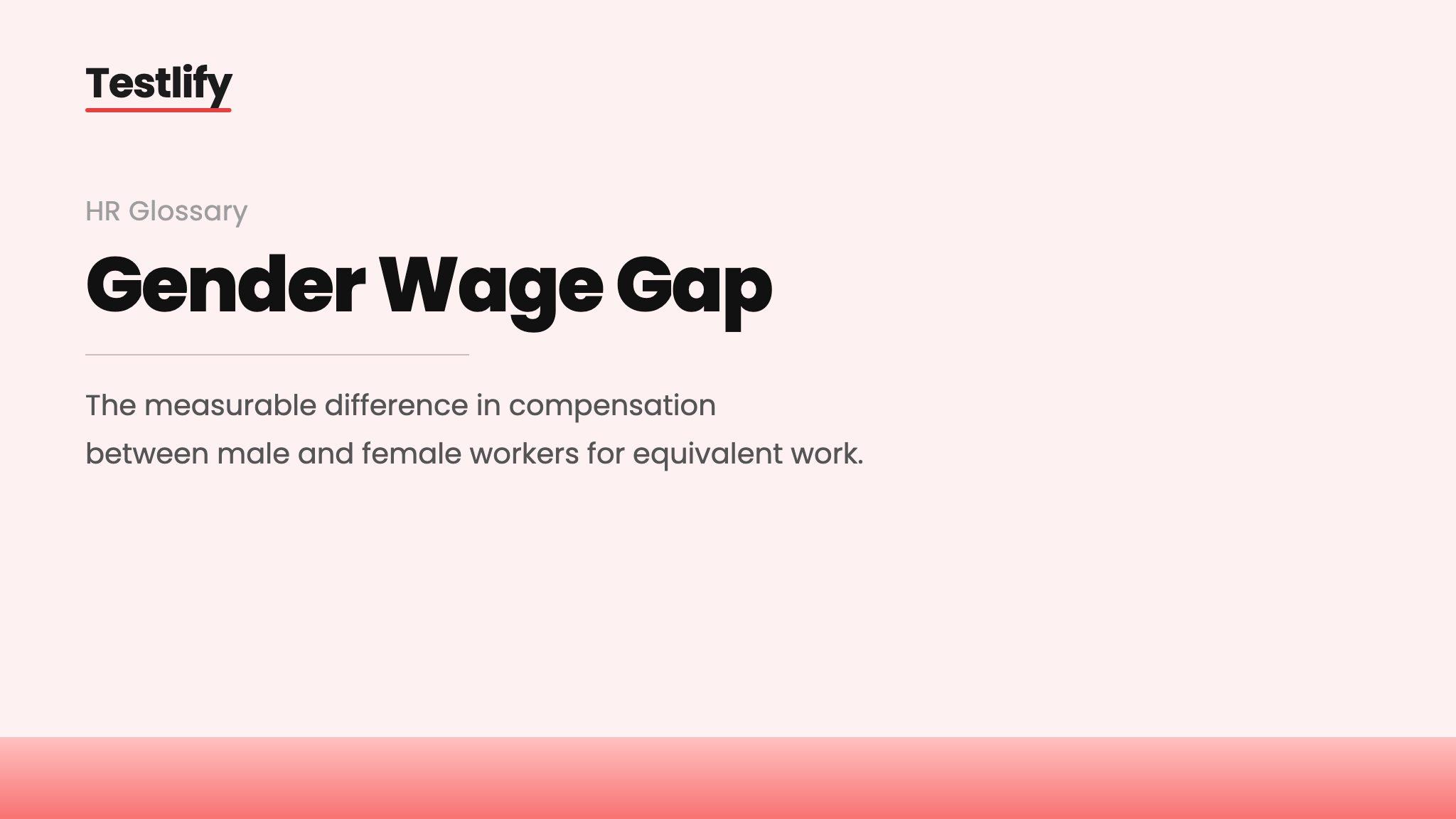 Image showing the meaning of the gender wage gap
