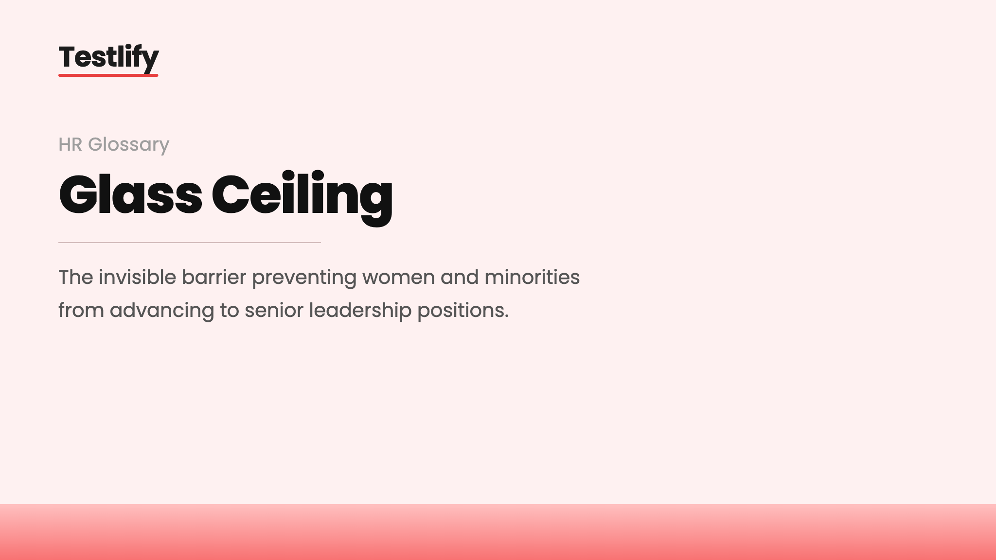 Image showing the meaning of the glass ceiling