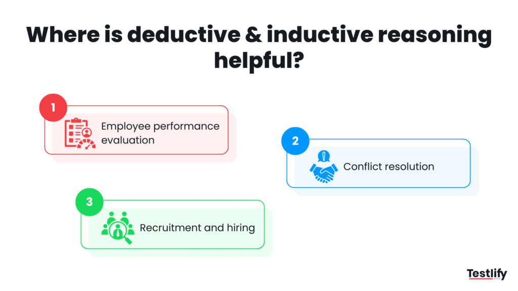 Infographic for where is deductive & inductive reasoning helpful