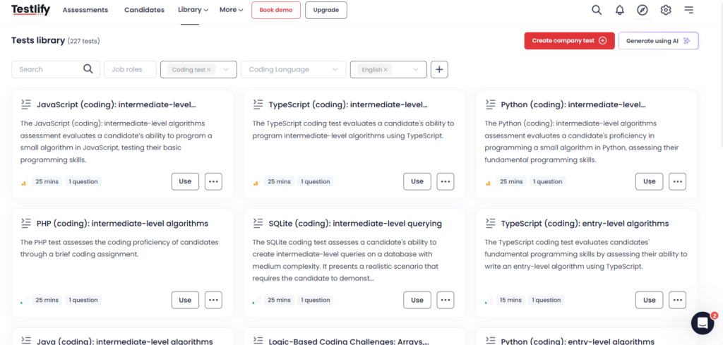 coding tests