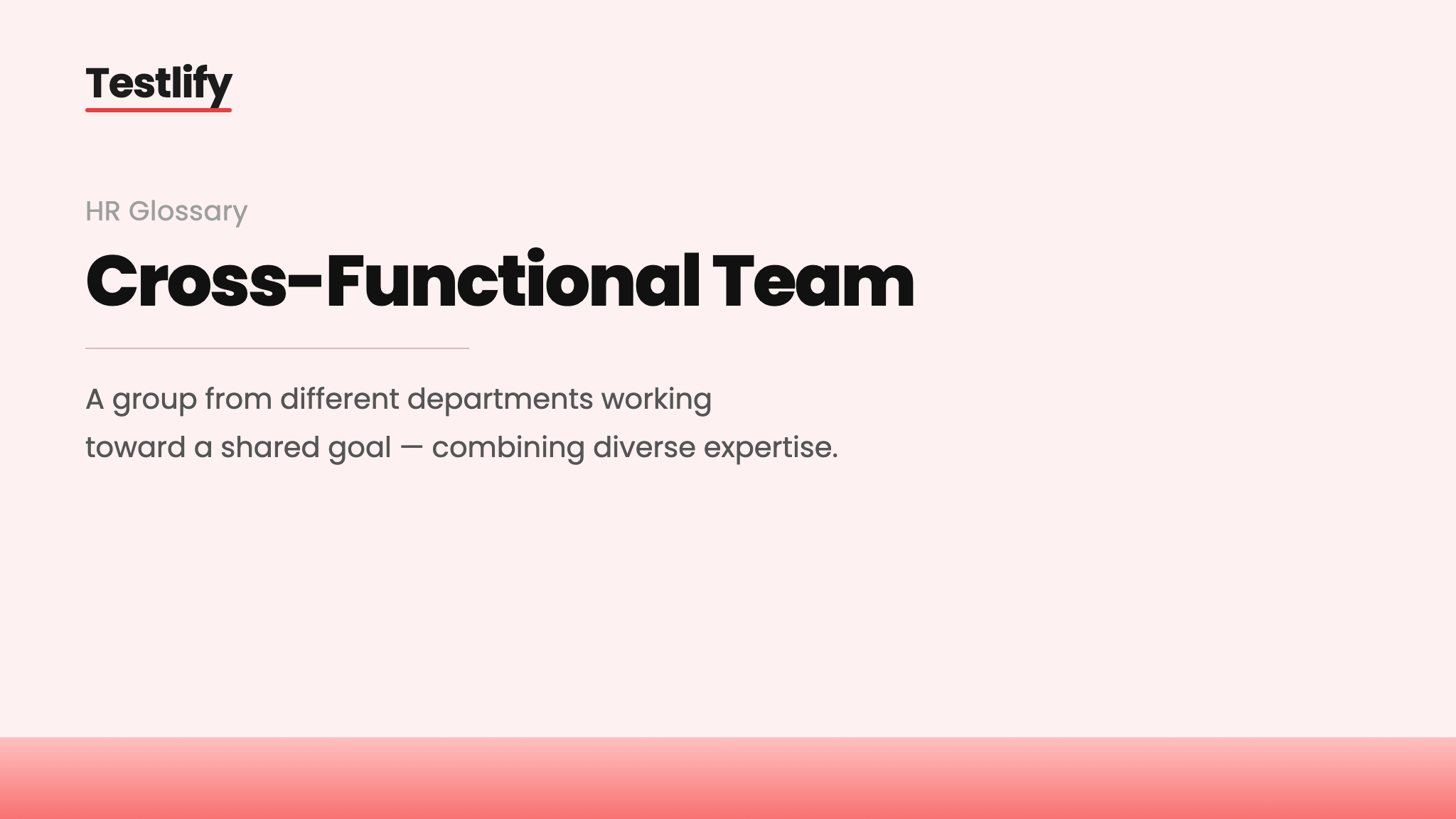Image showing the meaning of a cross-functional team