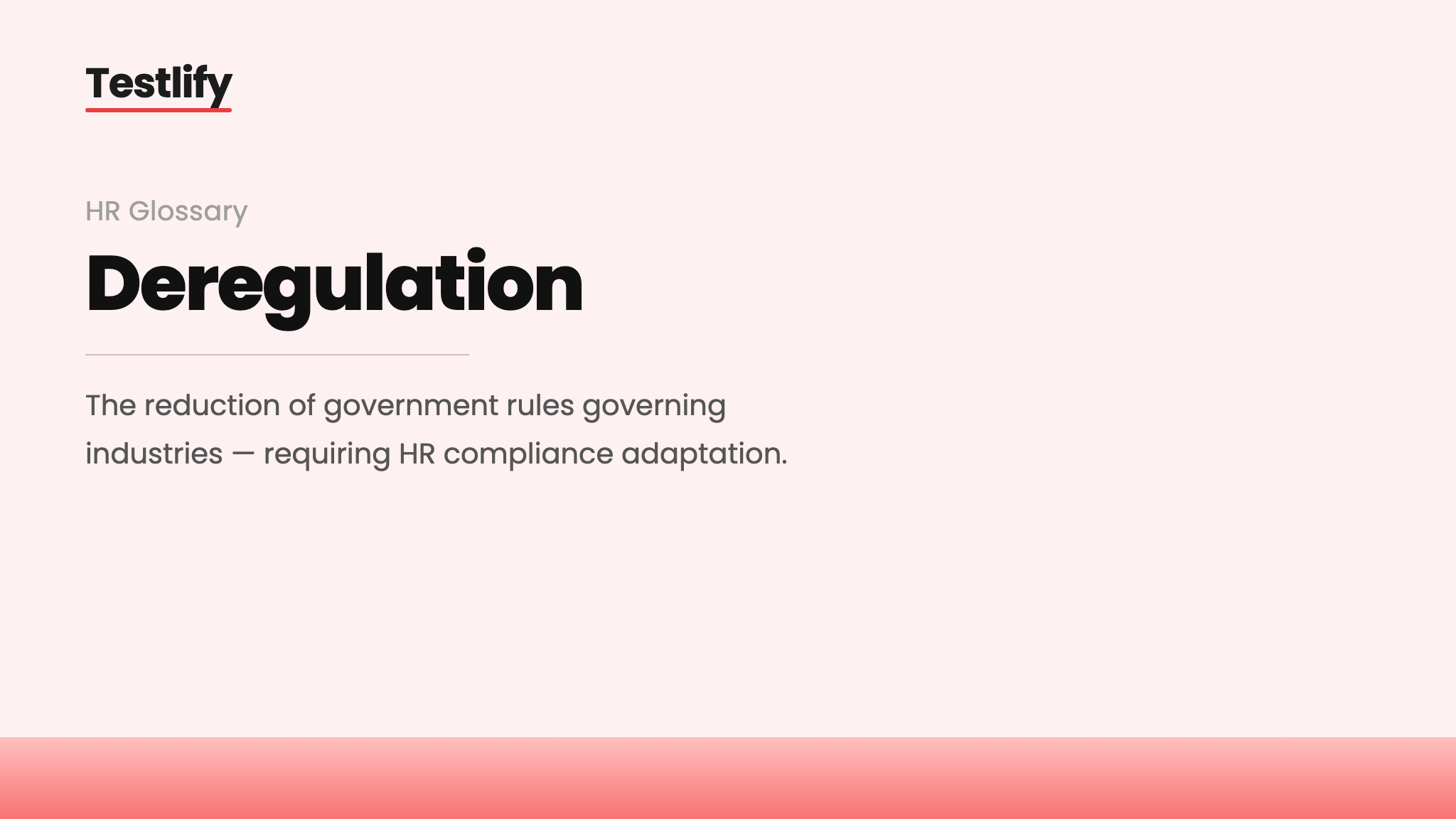 Image showing the meaning of deregulation