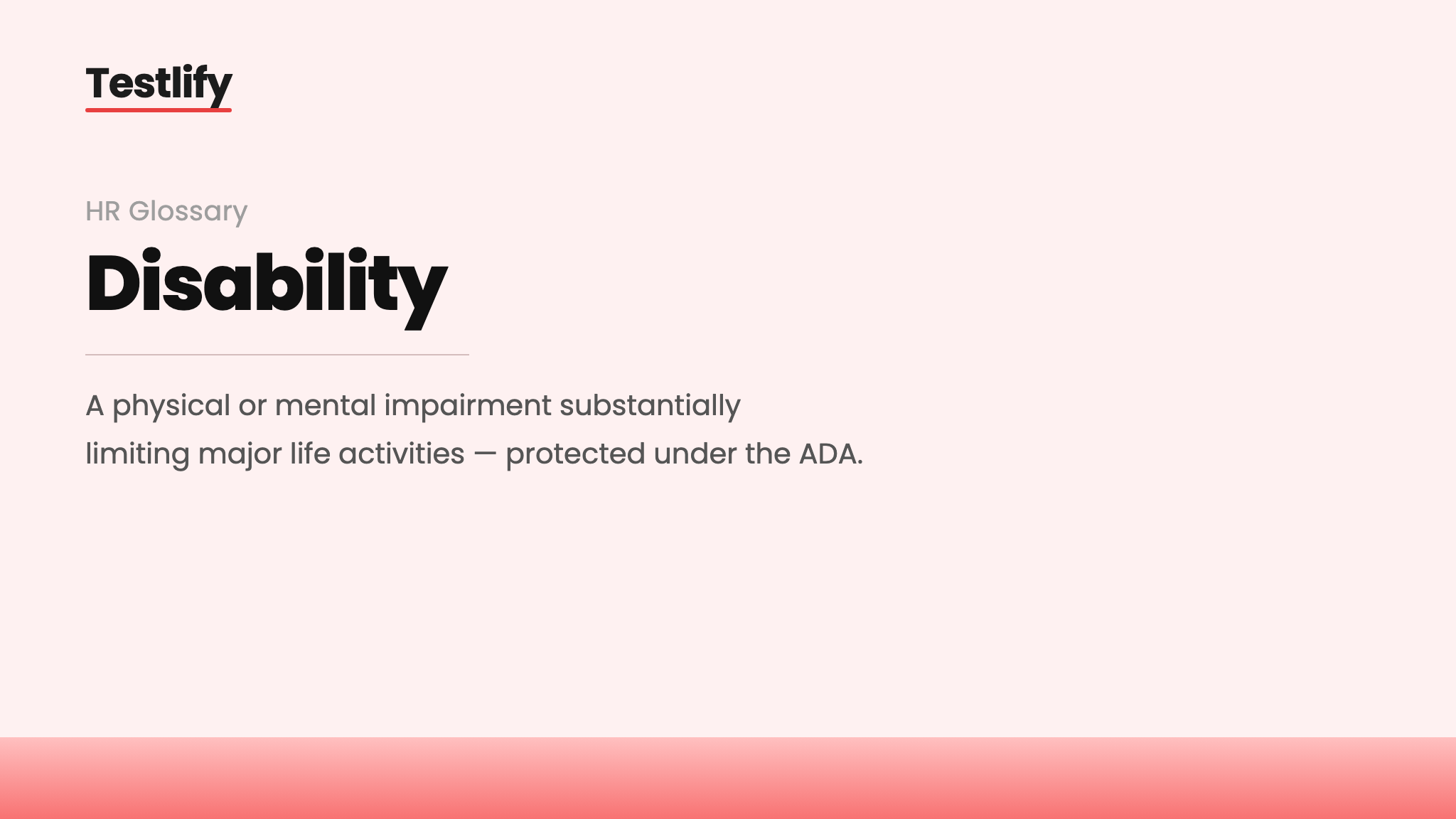 Image showing the meaning of disability in employment
