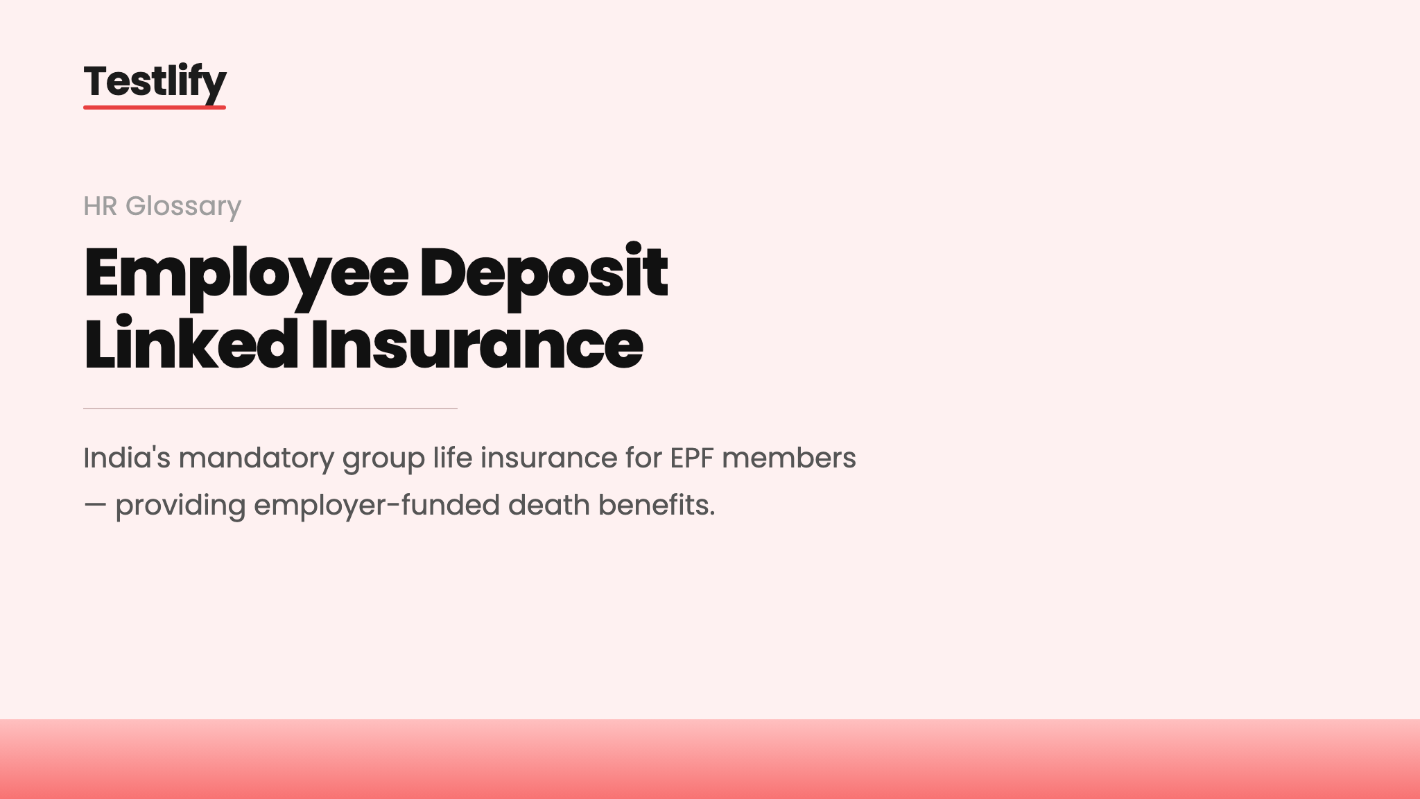 Image showing the meaning of employee deposit linked insurance