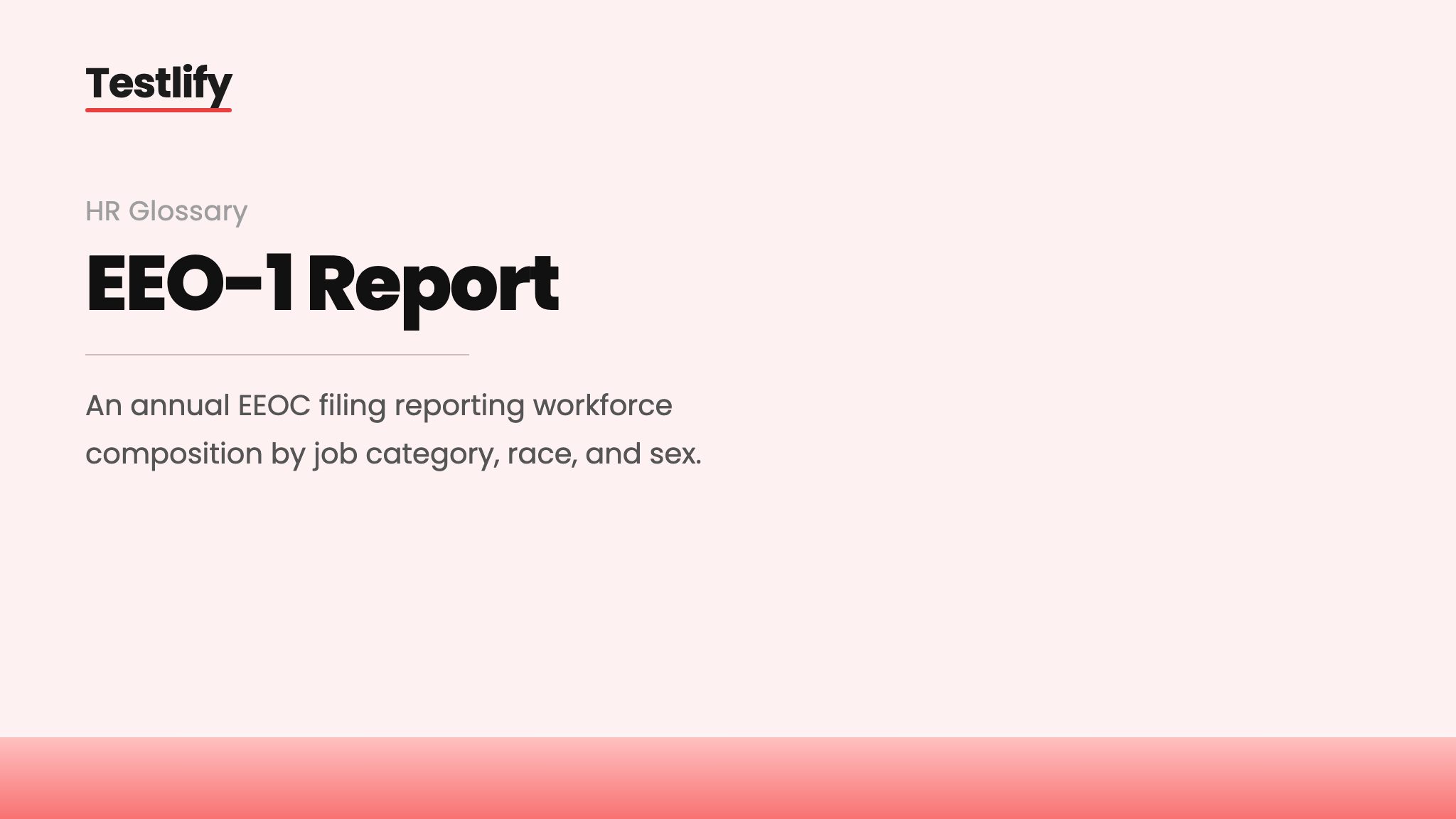 Image showing the meaning of EEO-1 report