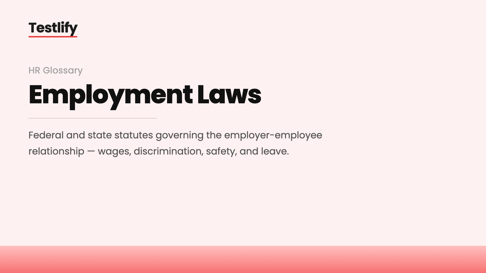 Image showing the meaning of employment laws