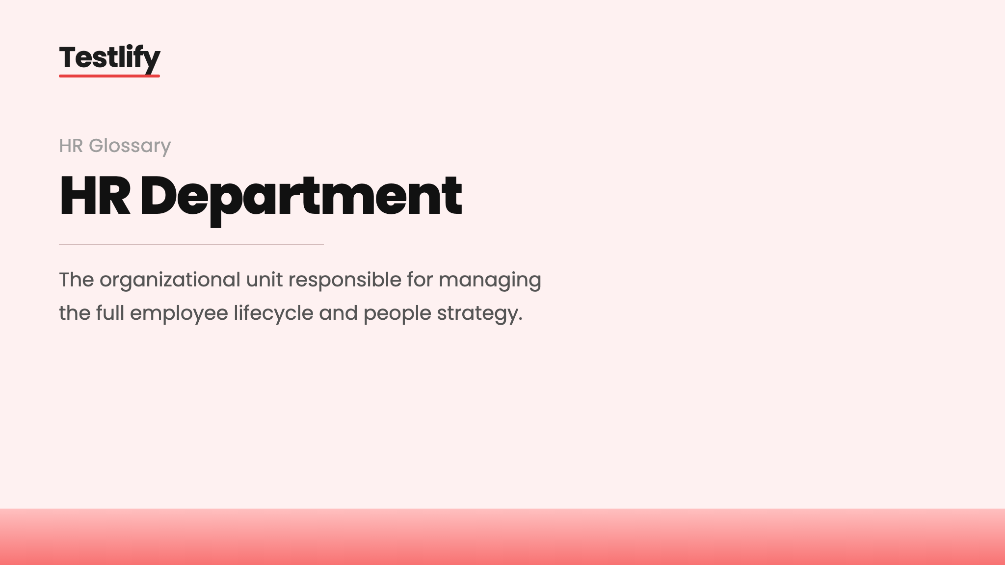 Image showing the meaning of the HR department