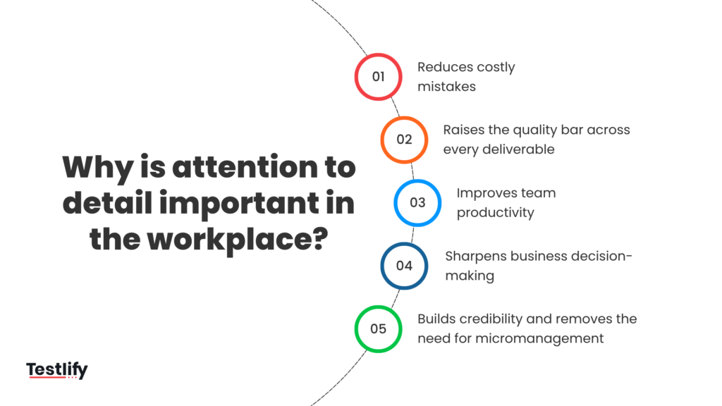 Image showing why attention to detail is important in the workplace