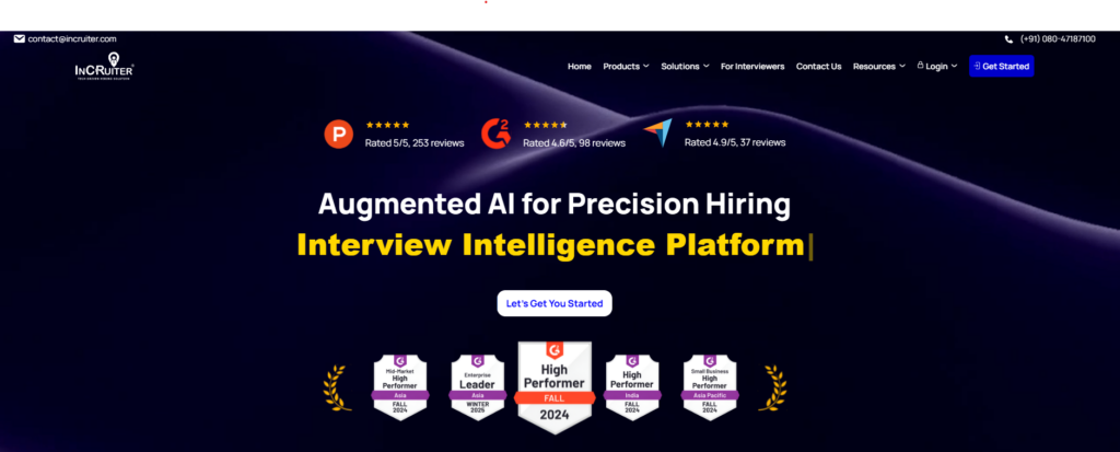 Incruiter homepage
