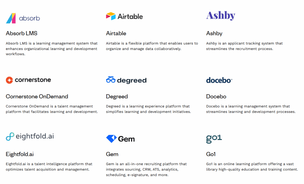 Image of ATS platforms supported by CodeSignal
