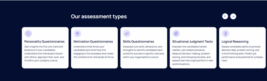 Sova assessment types