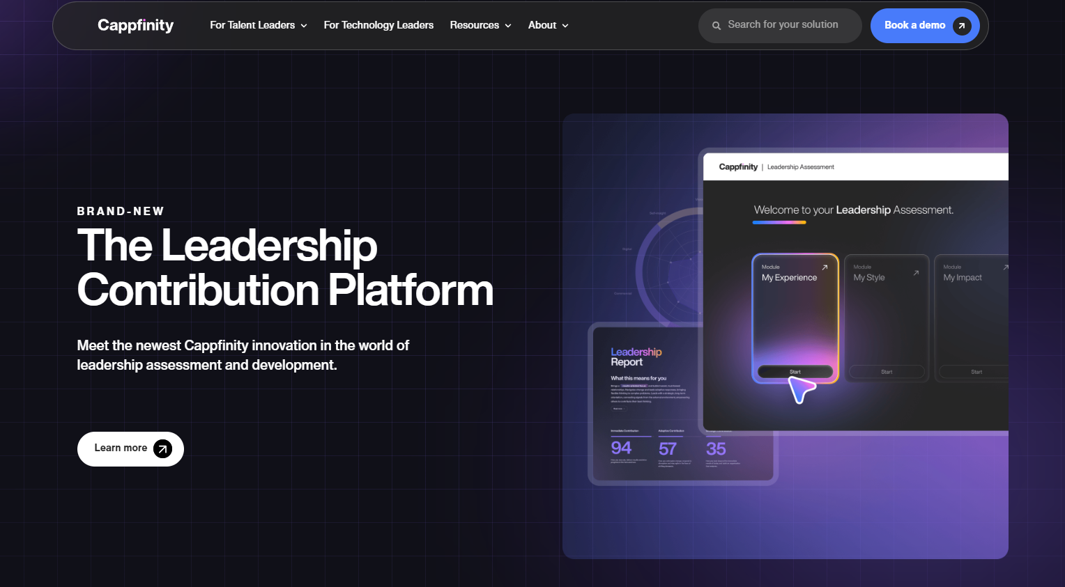 Image of Cappfinity which is one of the good Talent Games alternatives