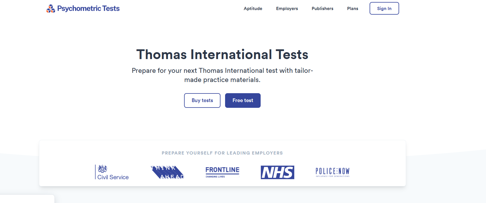 Image of Thomas International which is one of the good Testgrid Alternatives