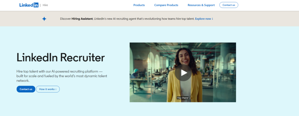 Image of LinkedIn Recruiter which is one of the top candidate sourcing tools for recruiters