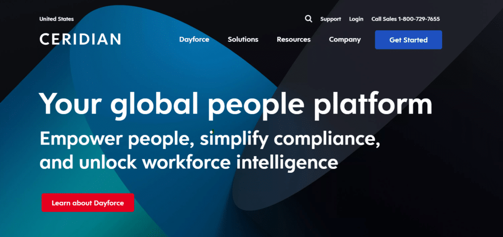 Ceridian Dayforce compensation and payroll platform