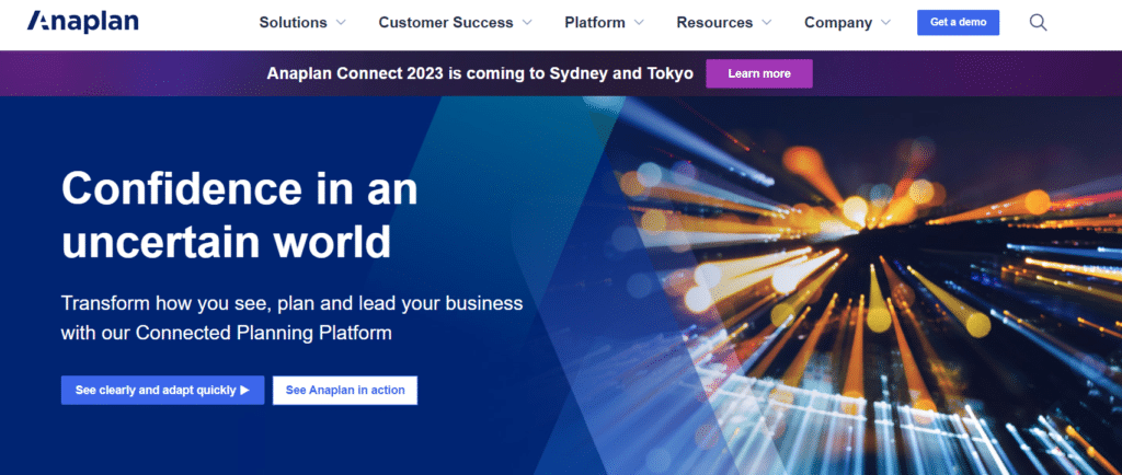 Anaplan enterprise compensation planning platform