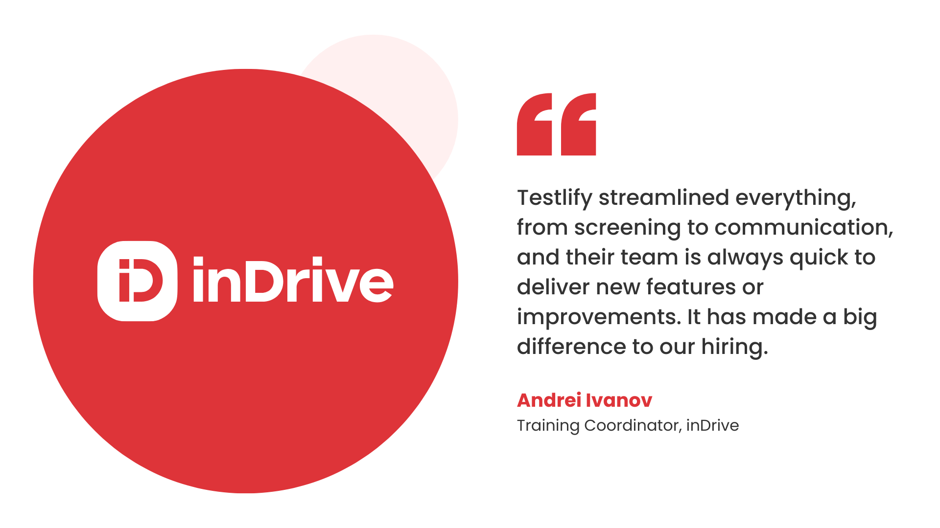 inDrive Case Study Quote 2