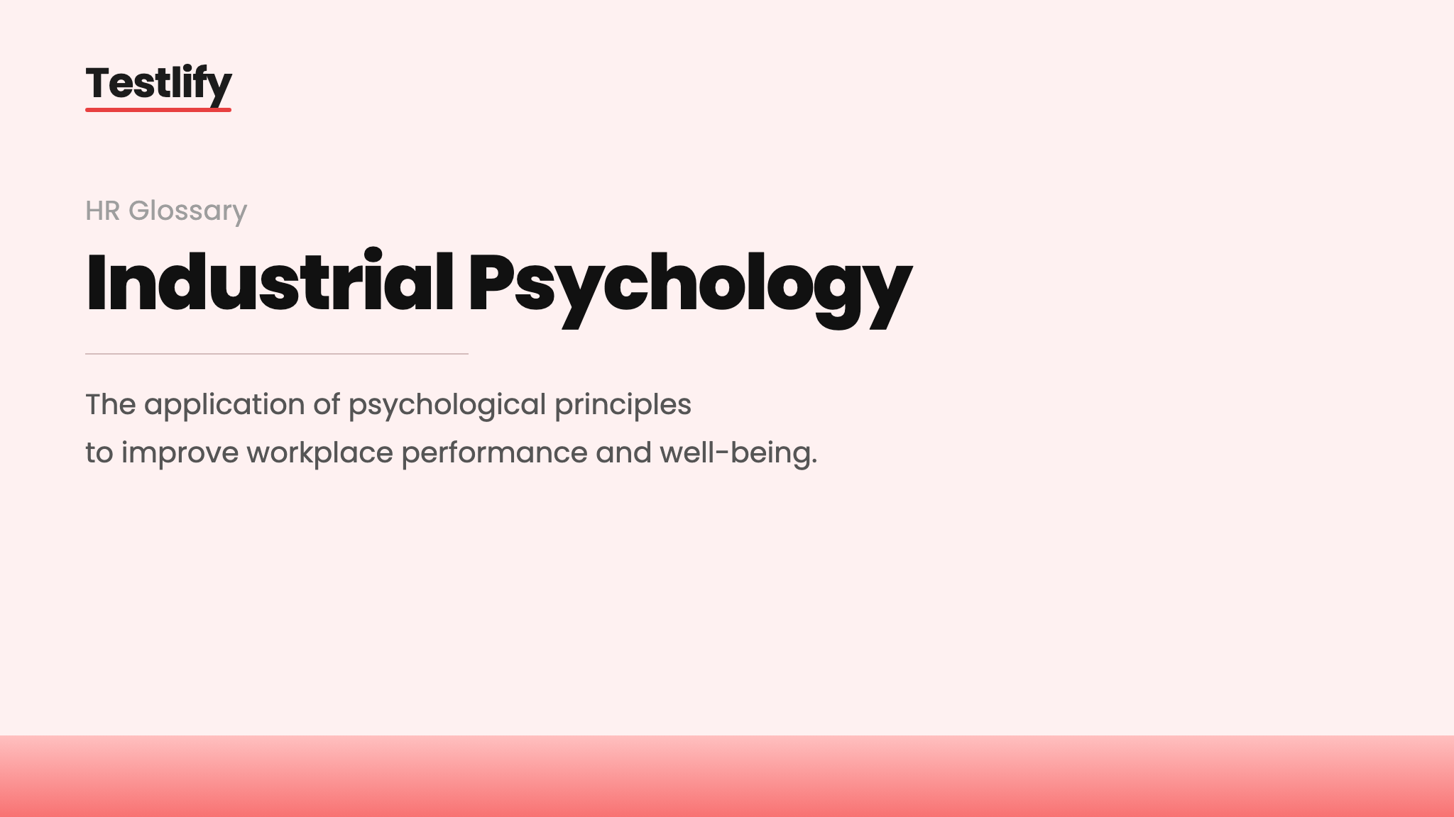 Image showing the meaning of industrial psychology