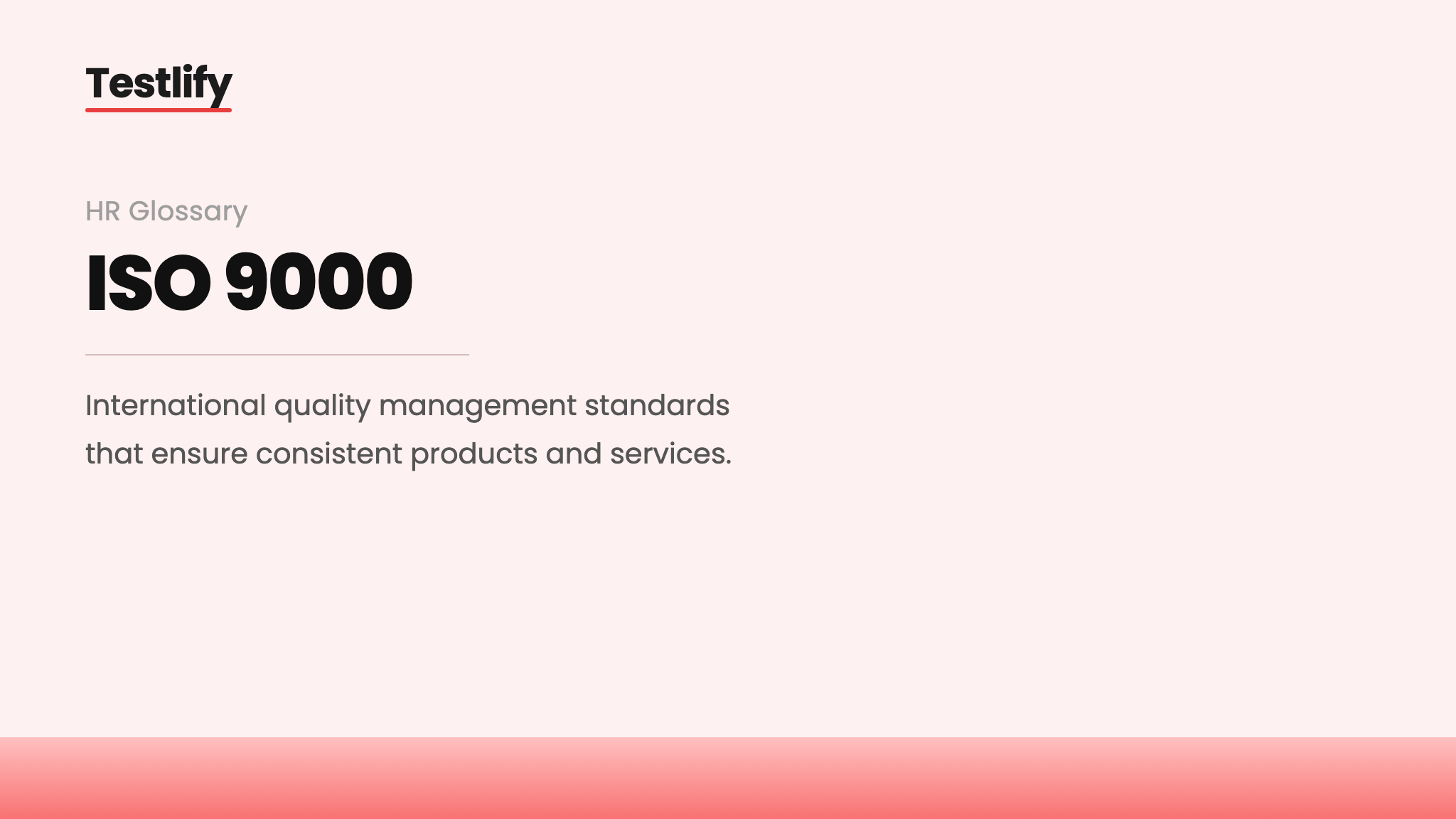 Image showing the meaning of ISO 9000