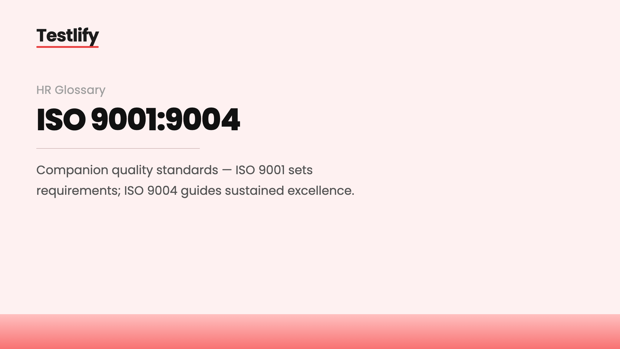 Image showing the meaning of ISO 9001 and 9004