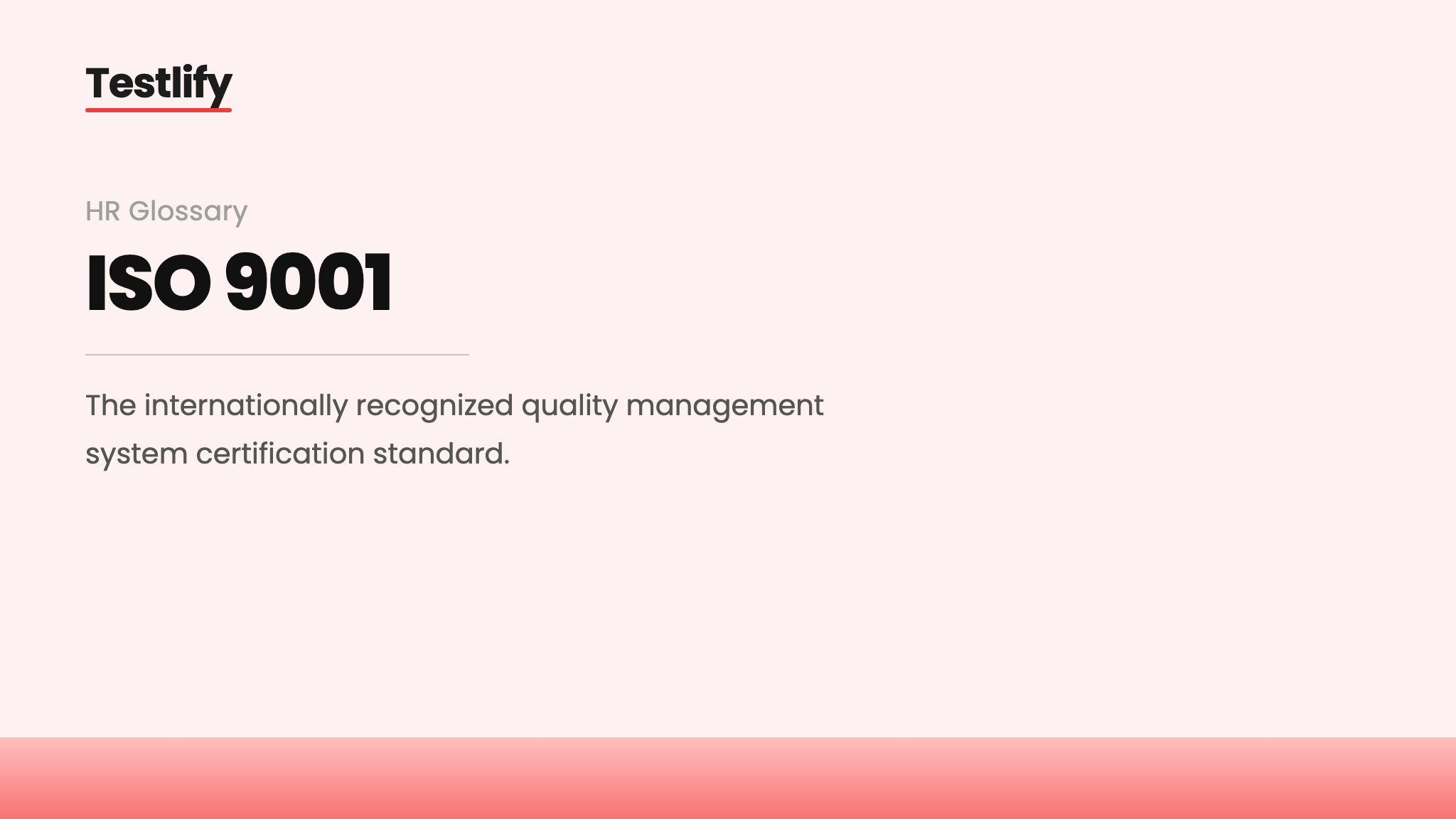 Image showing the meaning of ISO 9001