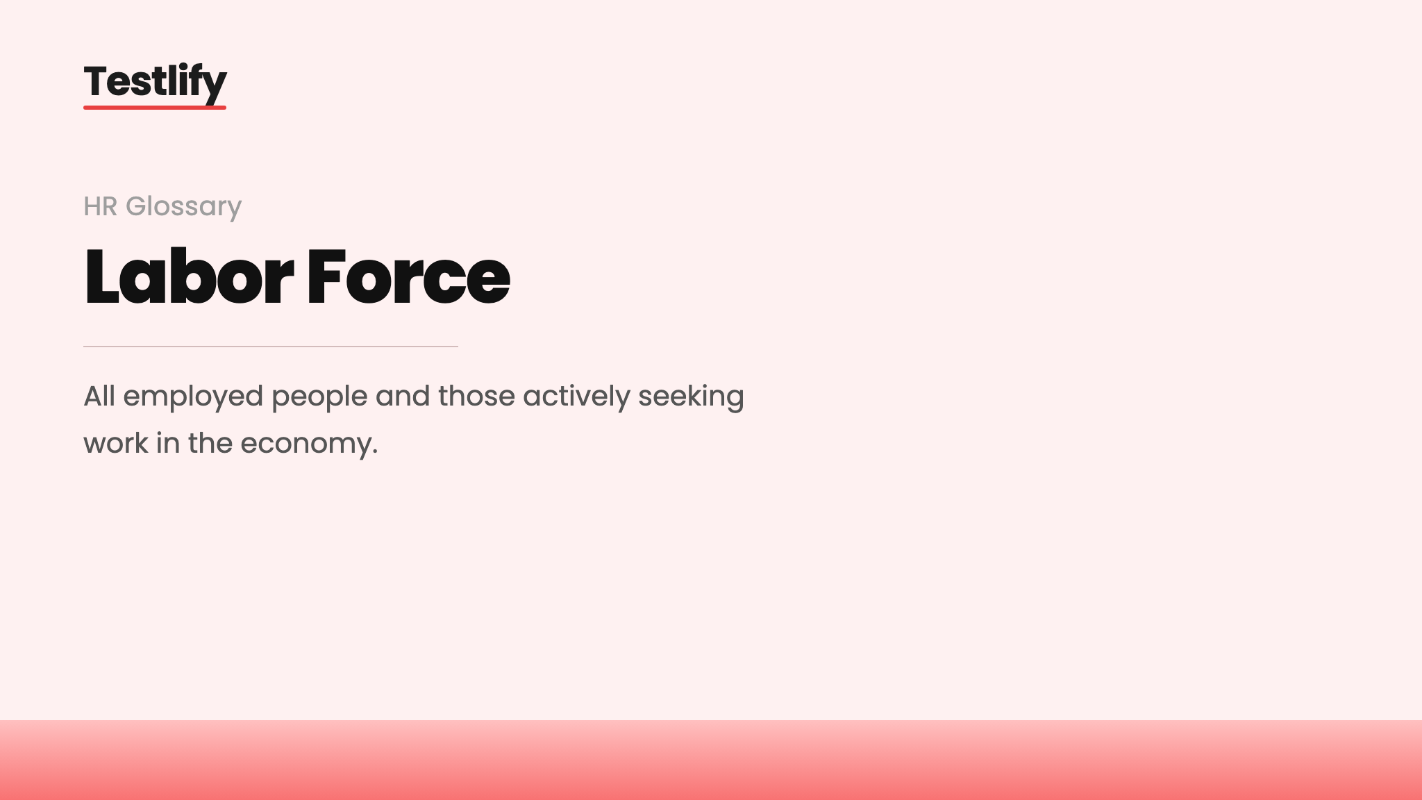Image showing the meaning of the labor force