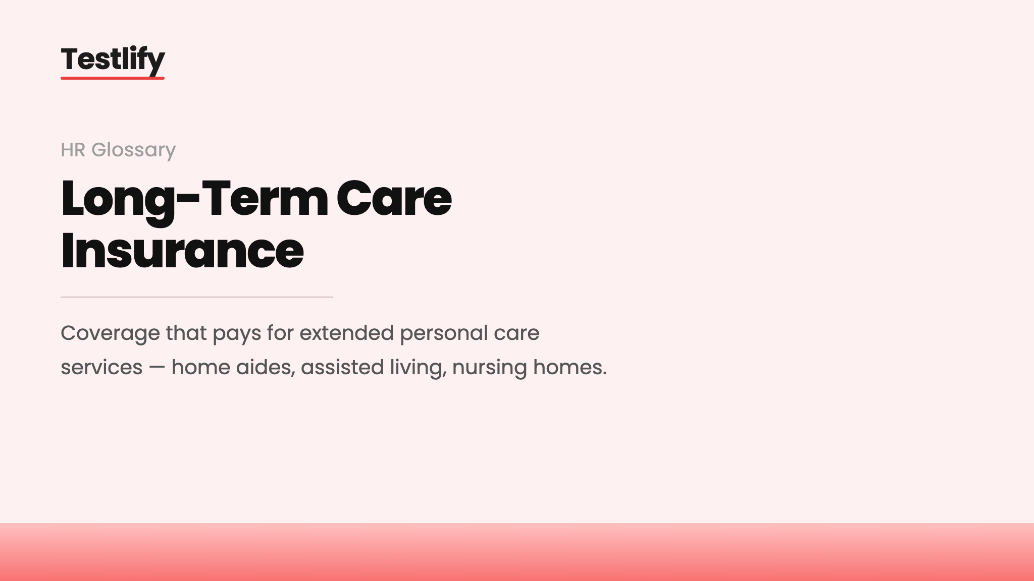 Image showing the meaning of long-term care insurance