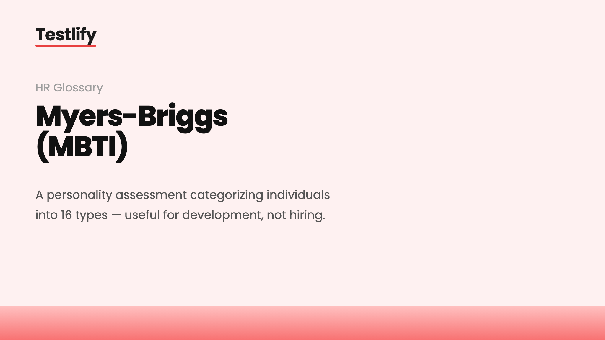 Image showing the meaning of the Myers-Briggs Type Indicator