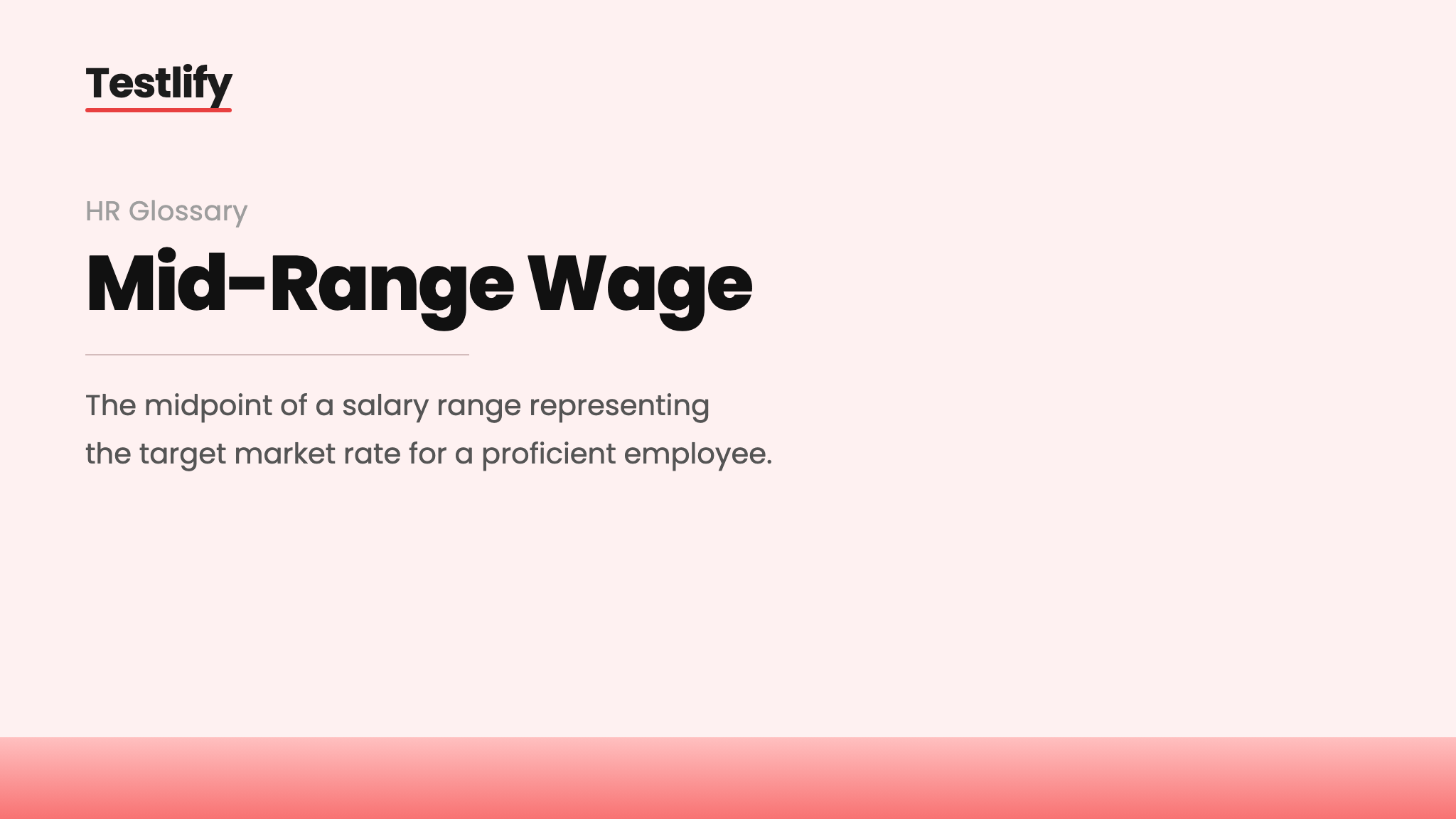 Image showing the meaning of mid-range wage