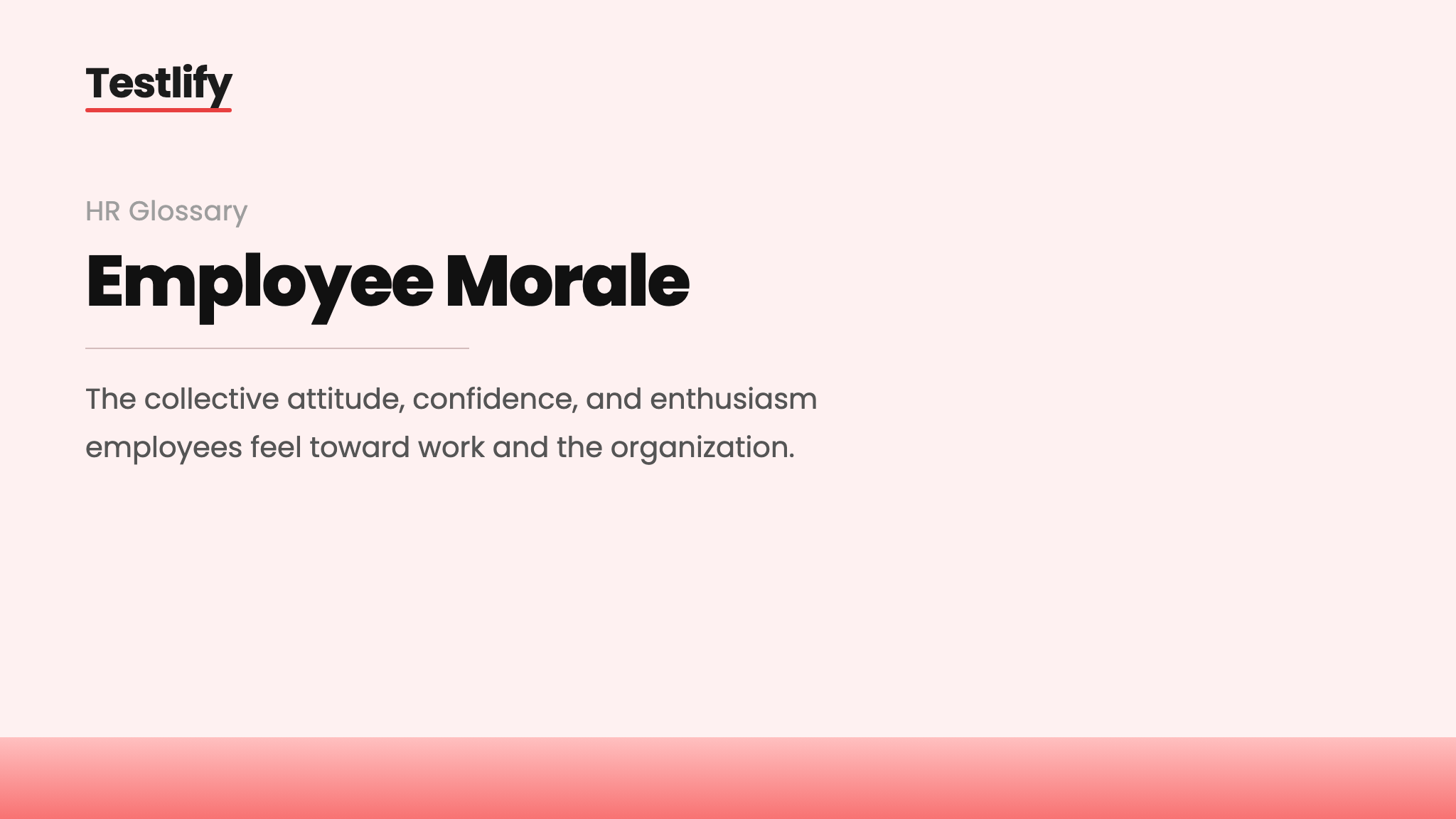 Image showing the meaning of employee morale