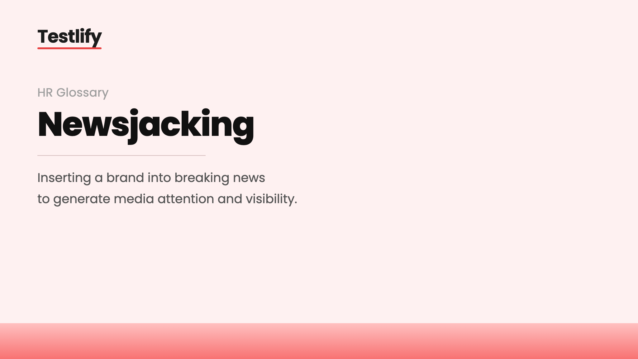 Image showing the meaning of newsjacking