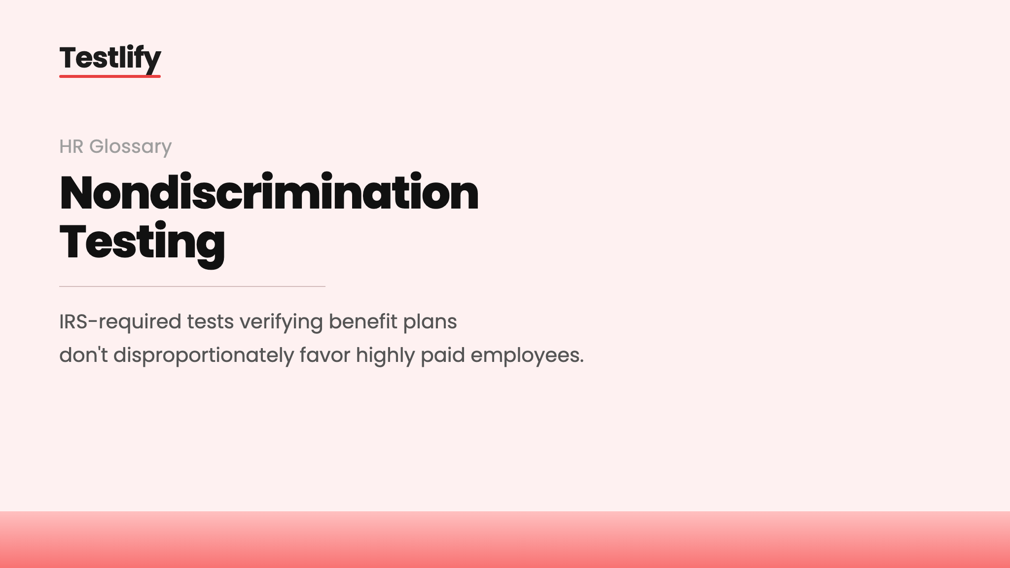 Image showing the meaning of nondiscrimination testing