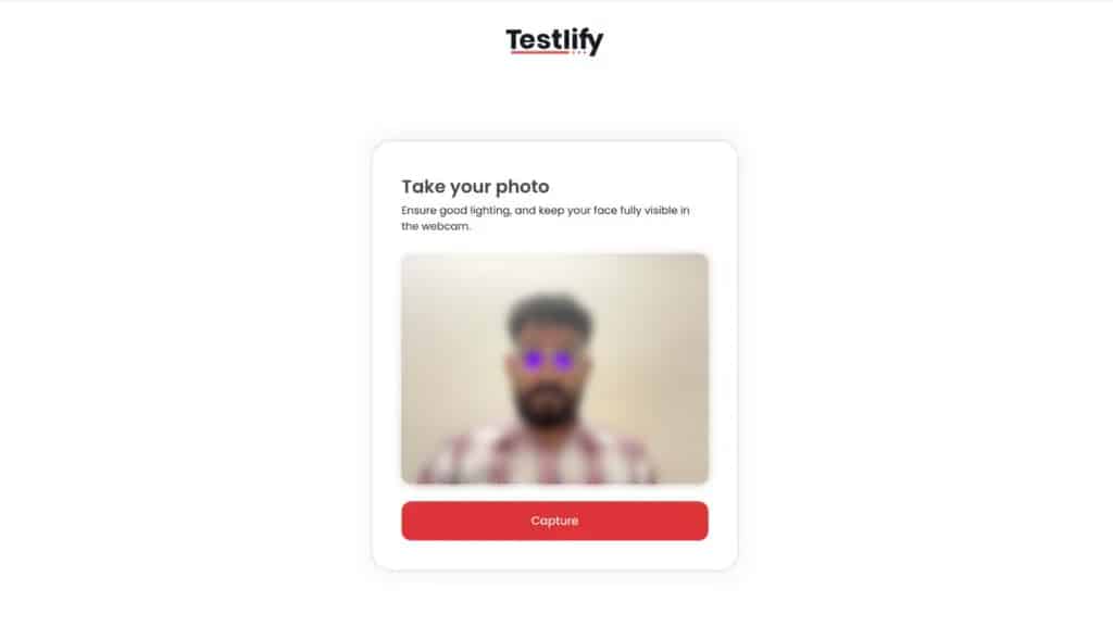 Candidate photo capture feature