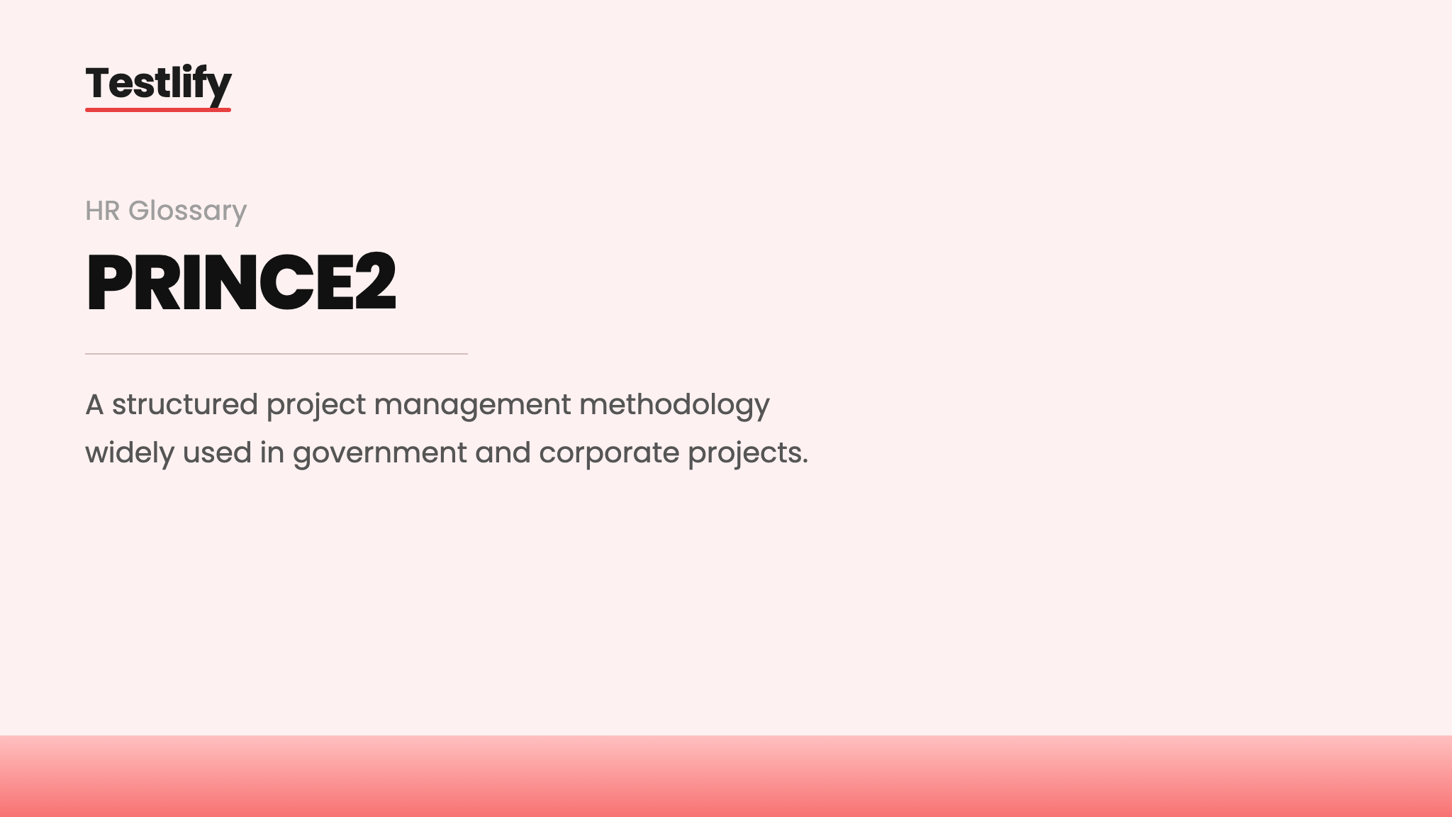 Image showing the meaning of PRINCE2