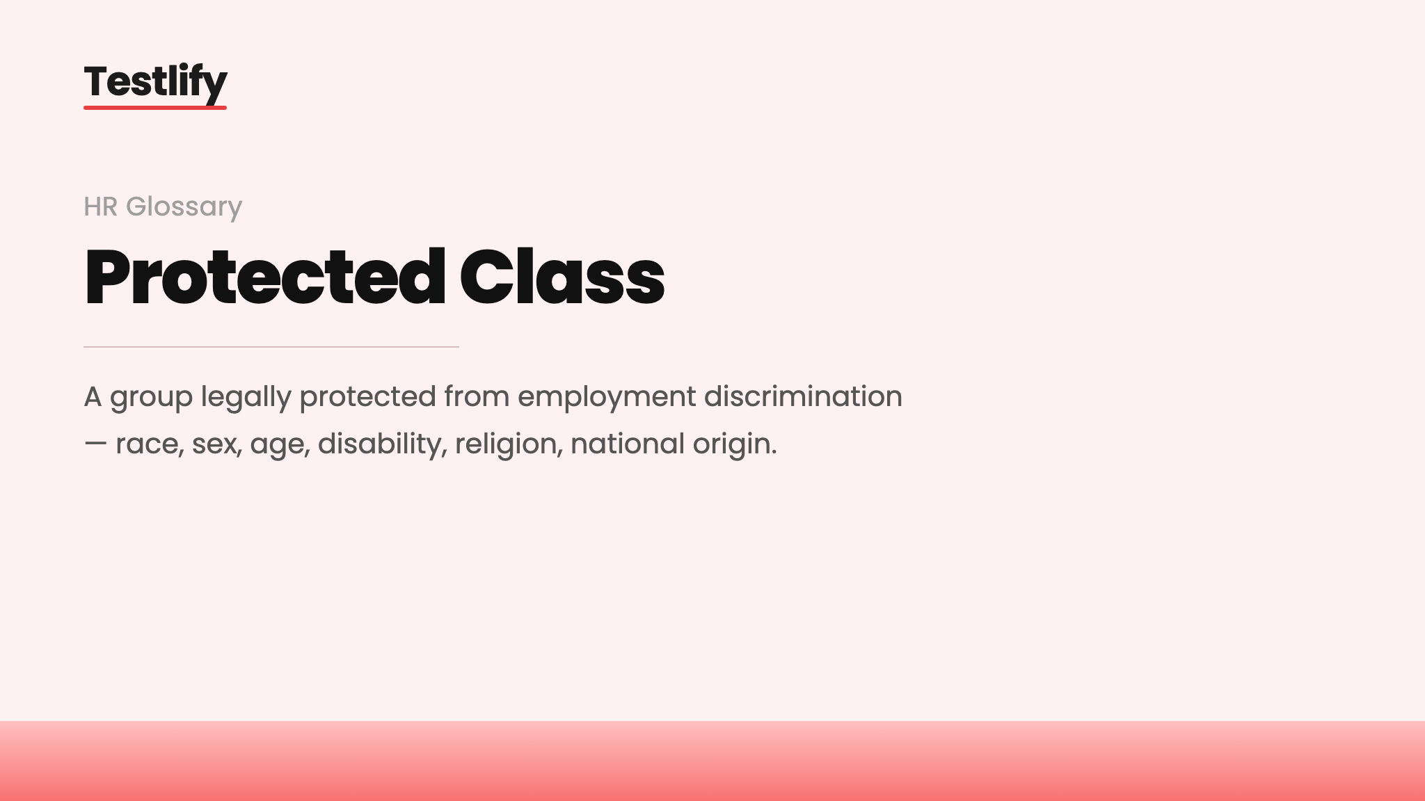 Image showing the meaning of protected class