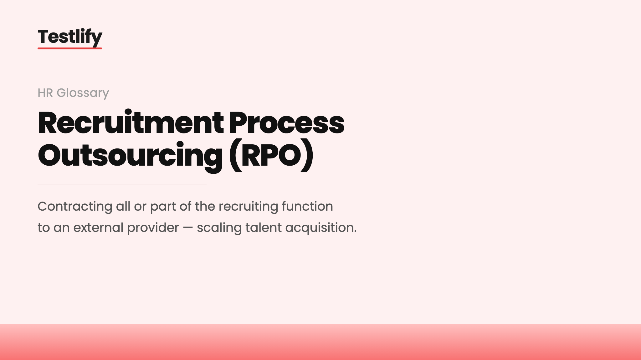 Image showing the meaning of Recruitment Process Outsourcing