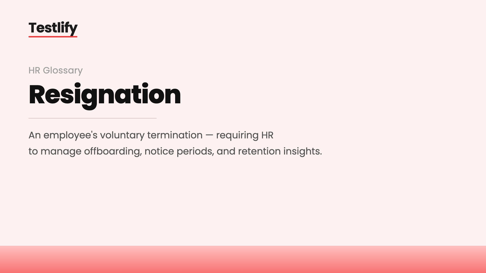 Image showing the meaning of employee resignation