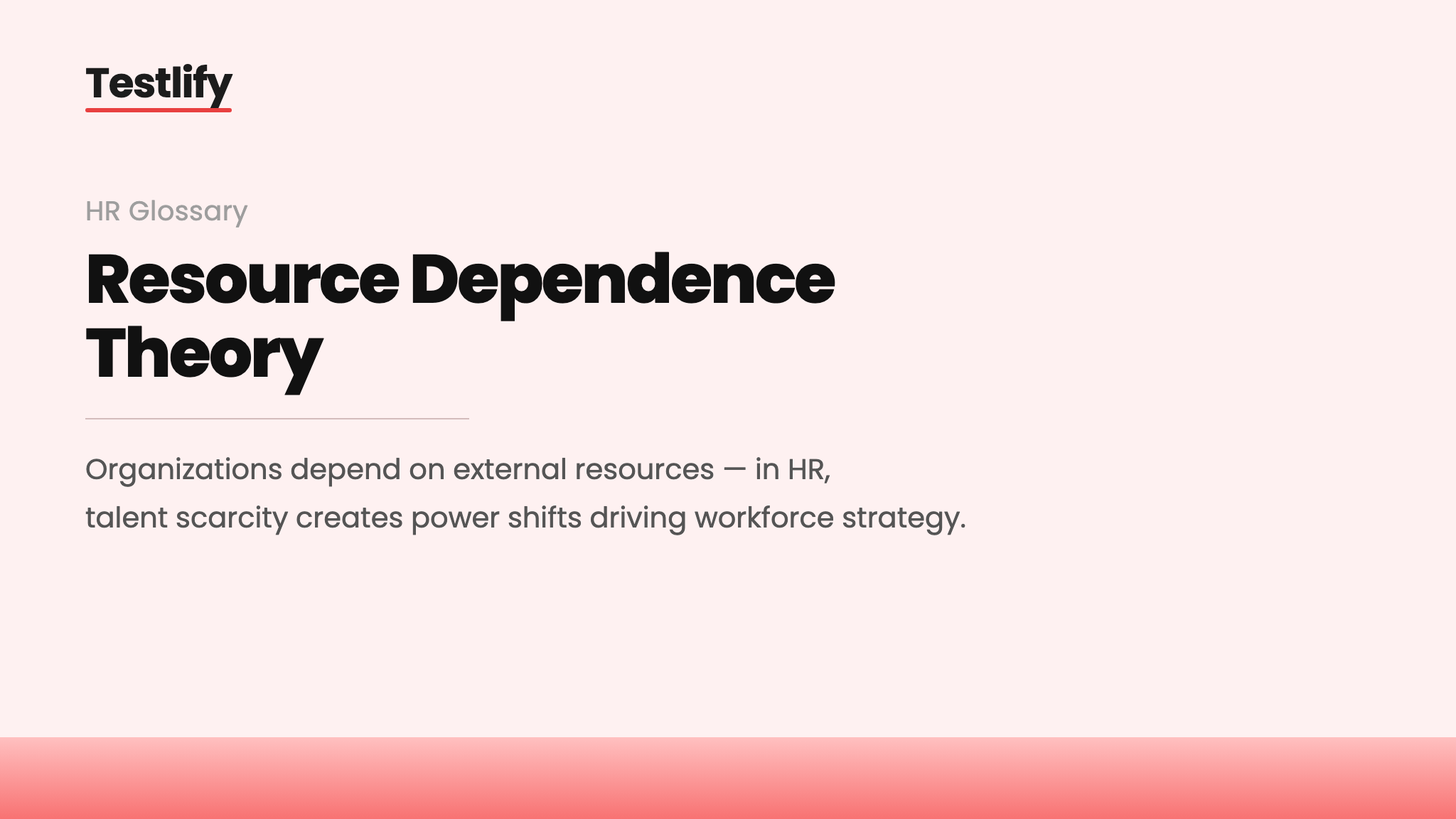 Image showing the meaning of resource dependence theory